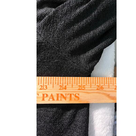 Long Elegant Legs Black Cardigan Plus 24T Tall Lightweight Layering Sweater - Picture 10 of 10